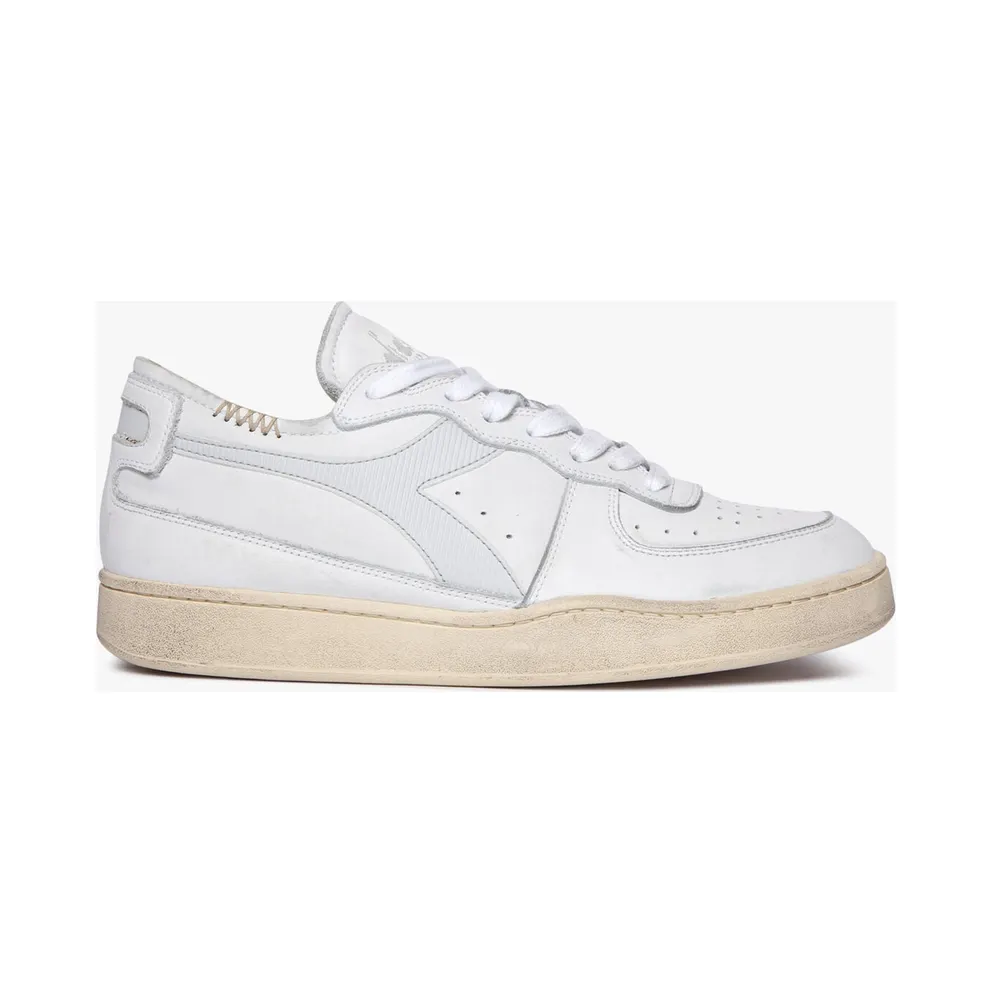 Diadora Mi Basket Row Cut White / Grey Aurora (201176282C8450)