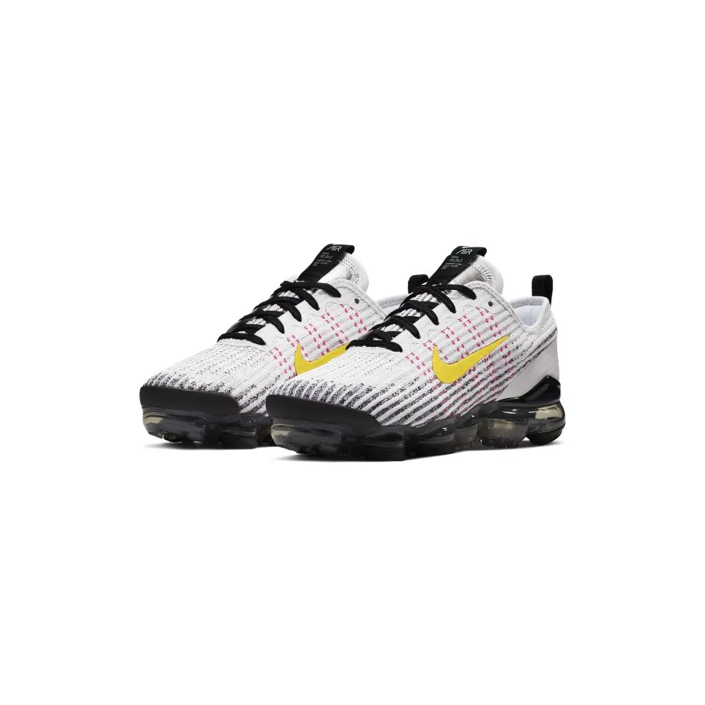 Nike Air VaporMax Flyknit 3 White Dynamic Yellow (GS) White/Hyper Turquoise/Pink Blast (BQ5238-102)