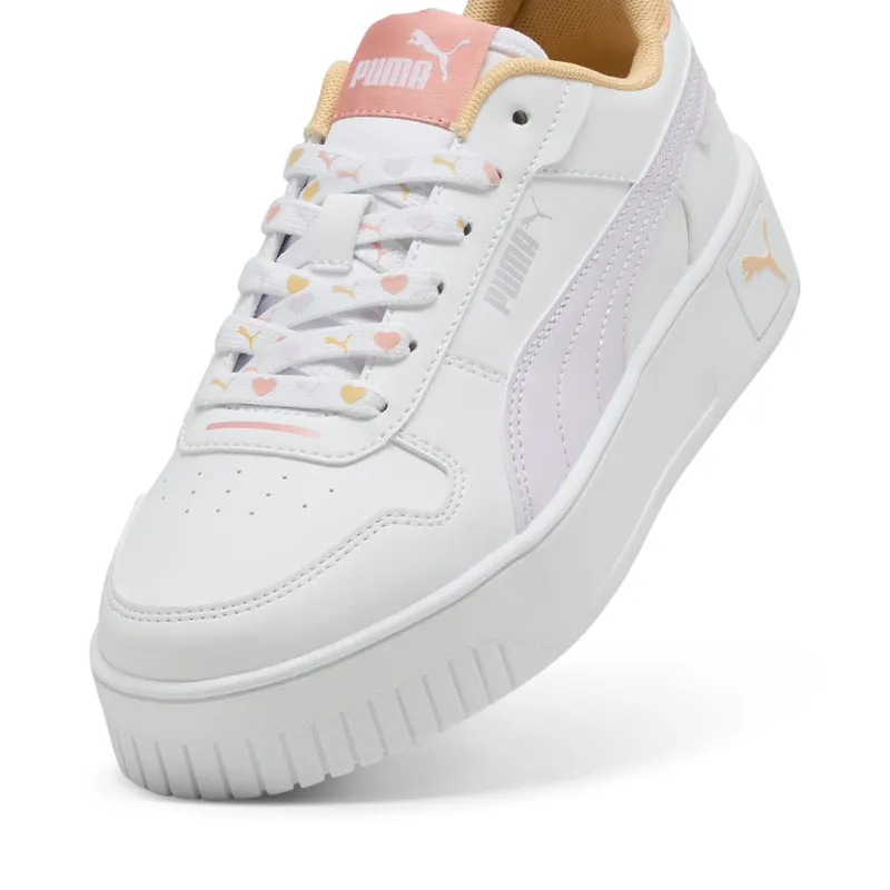 Puma Carina Street Lacey “Puma White / Lilac Frost / Almost Apricot” (400884_02)