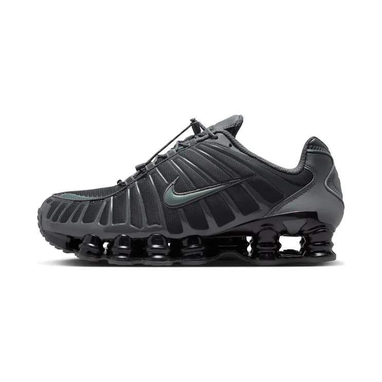 Nike Shox TL “Iron Grey / Black / Reflect Silver / Clay Green” (IM5998-068)