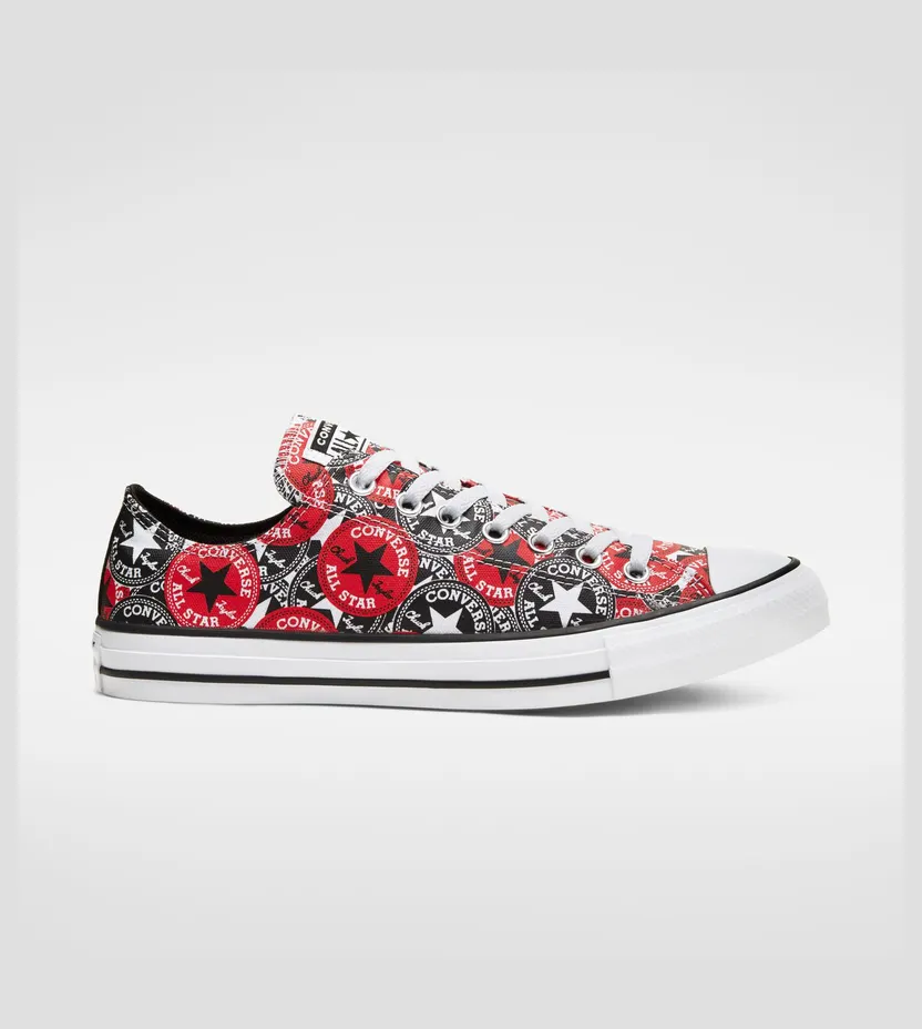 Converse Logo Play Chuck Taylor All Star Low Top University Red/black/white (166986C)