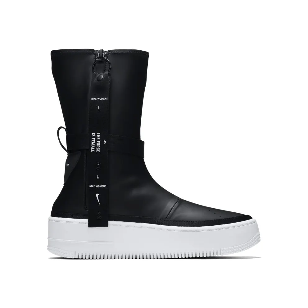 Nike Air Force 1 Sage High Black (W) Black/Black-White (AQ2771-001)