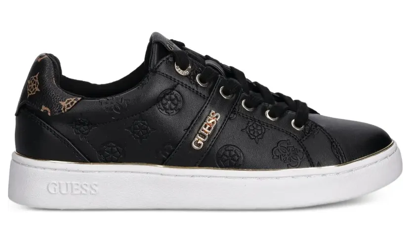 GUESS USA Britz 4G Sneakers mit Logo-Prägung – Schwarz (FLFBTZFAL12)