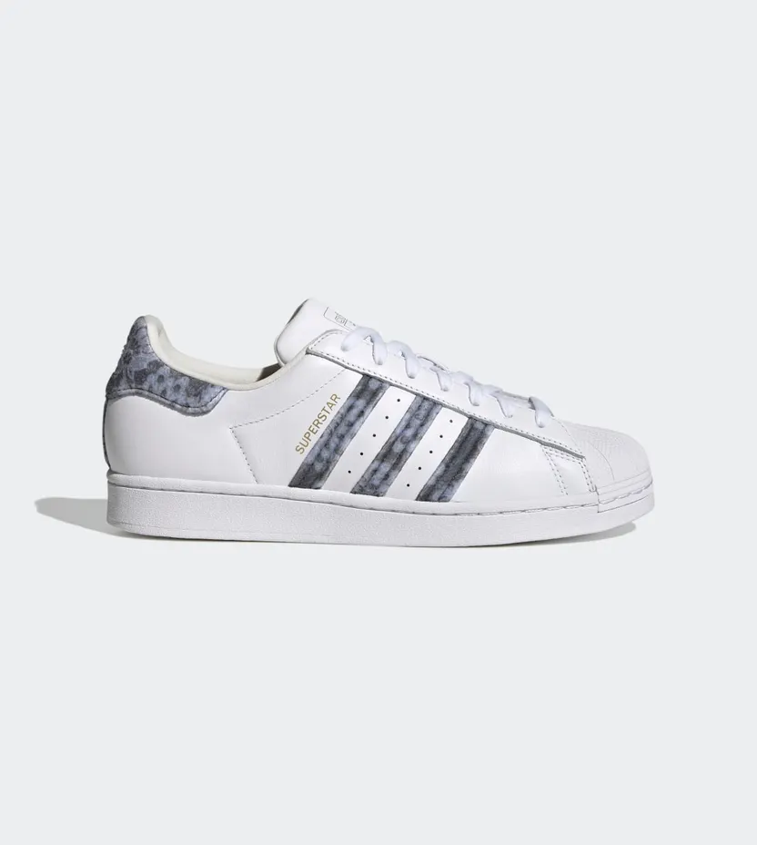 adidas Superstar Cloud White / Wonder Steel / Gold Metallic (H03414)