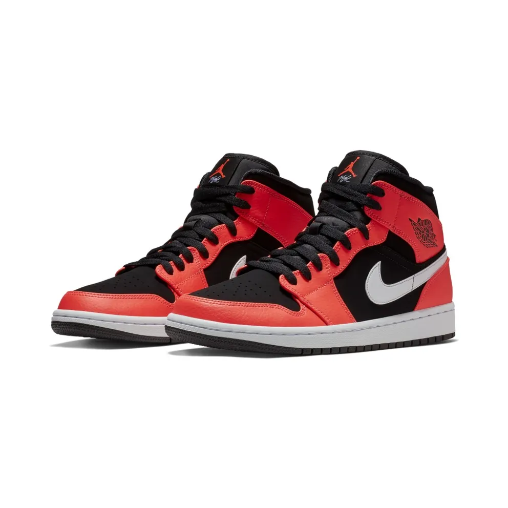 Jordan 1 Mid Infrared 23 Black/White-Infrared 23 (554724-061)