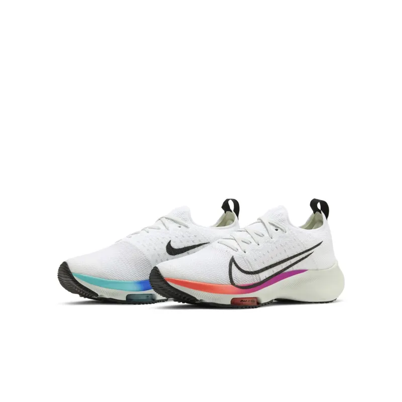 Nike Air Zoom Tempo Next% White Hyper Violet Flash Crimson (GS) White/Hyper Violet-Flash Crimson-Black (CJ2102-100)