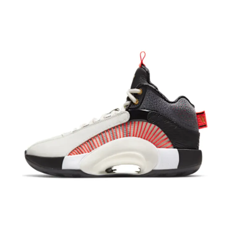 Titan 22 x Air Jordan 35 “Black / Sail / Bright Crimson / Metallic Gold” (DD4701-001)