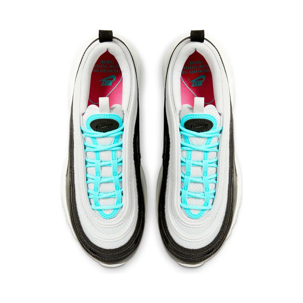 Nike Air Max 97 Platinum Black Aurora Green (W) Pure Platinum/Black-White-Aurora Green (921733-065)