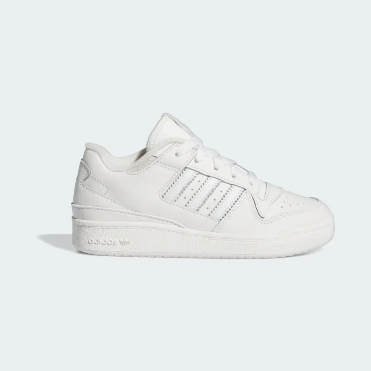 adidas Forum Low CL Kids – “Core White / Cloud White / Grey One” (IH7921)