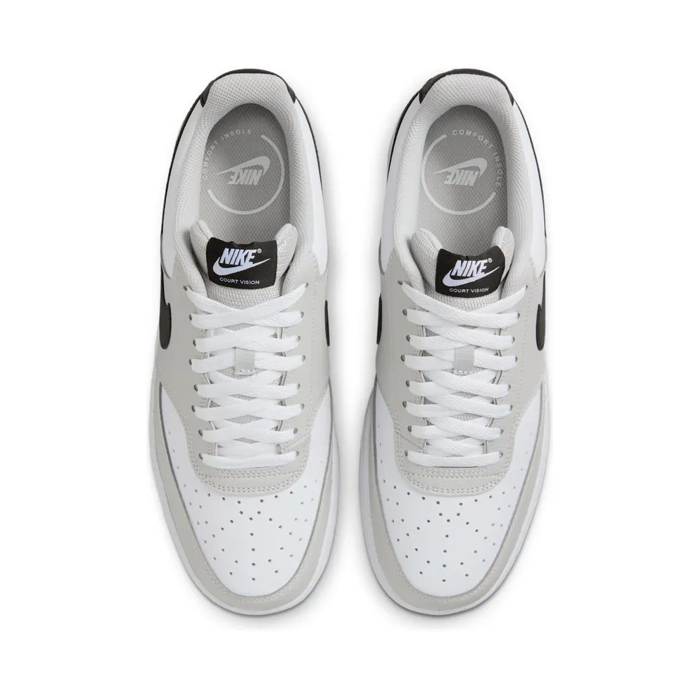 Nike Court Vision Low Grey Fog White Black (HV0927-097)