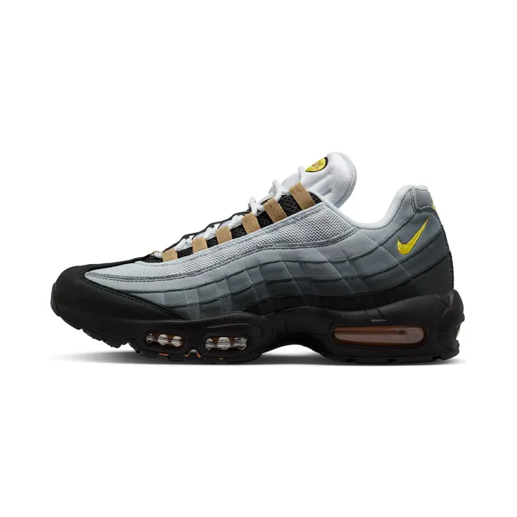 Nike Air Max 95 ICONS “White / Wolf Grey / Cool Grey / Yellow Strike” (DX4236-100)