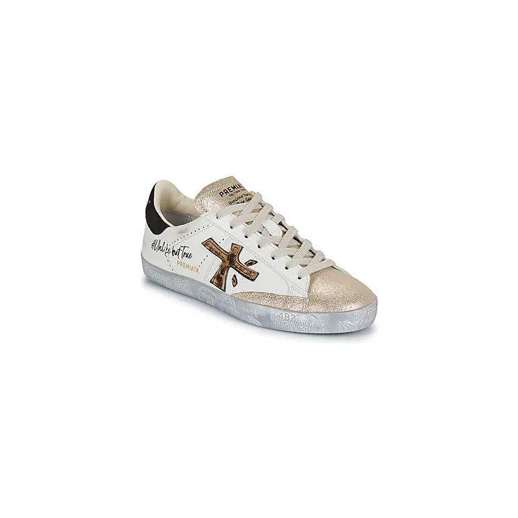 Premiata mit Leoparden-Motiv “White” (STEVEND7605)