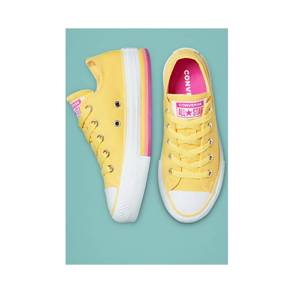 Converse Seasonal Colour Dainty Chuck Taylor All Star Low Top Citron Pulse/White (670736C)