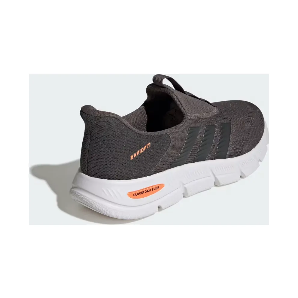 adidas Cloudfoam Flex Lounge Rapidfit “Charcoal / Carbon / Off White” (KK3488)