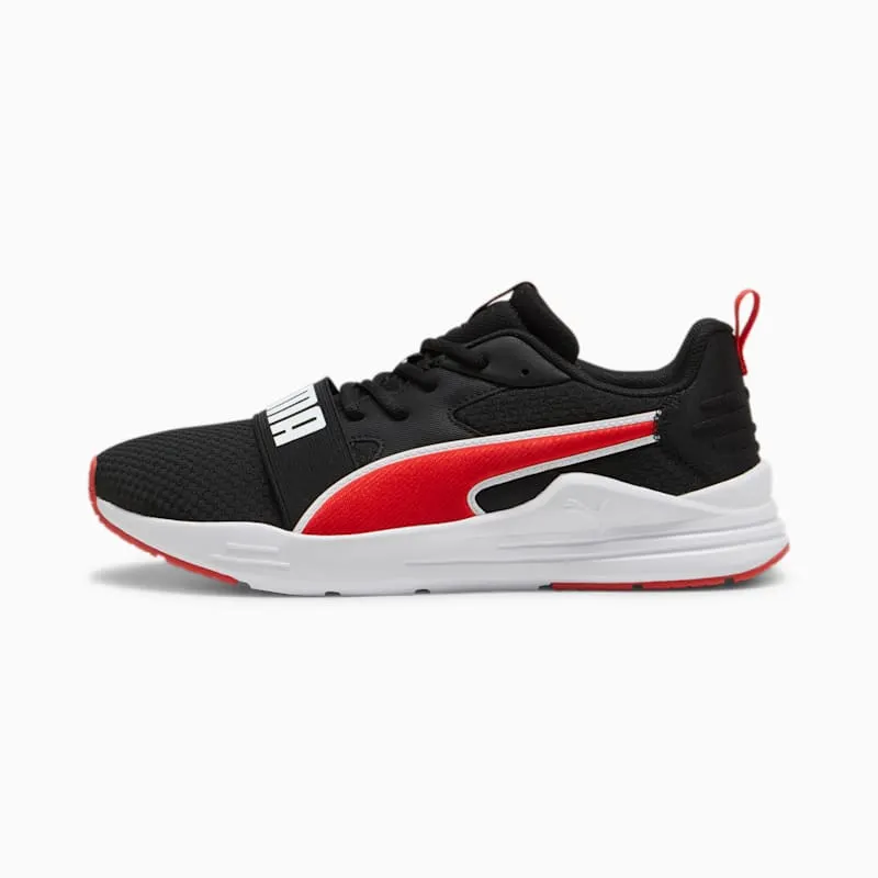 Puma Wired Run Black / For All Time Red / White (389275-14)