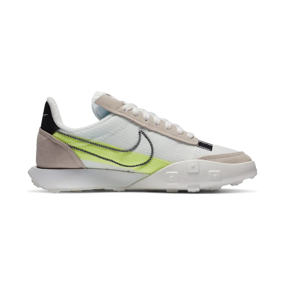 Nike Waffle Racer 2X Summit White (W) Summit White/Volt/Chrome (DC4467-100)