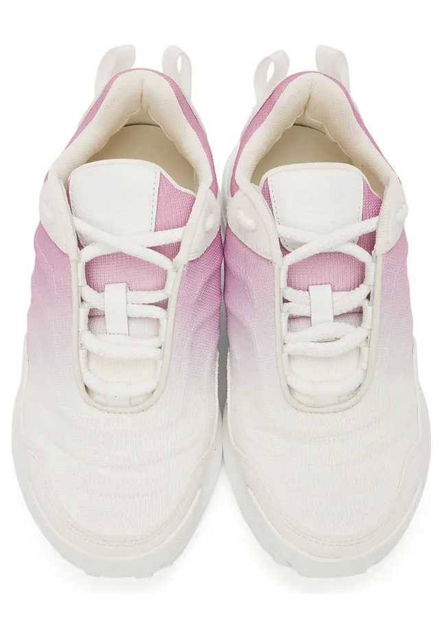 Givenchy White & Pink GIV 1 Light Runner Sneakers (BE001ZE199149) (5)
