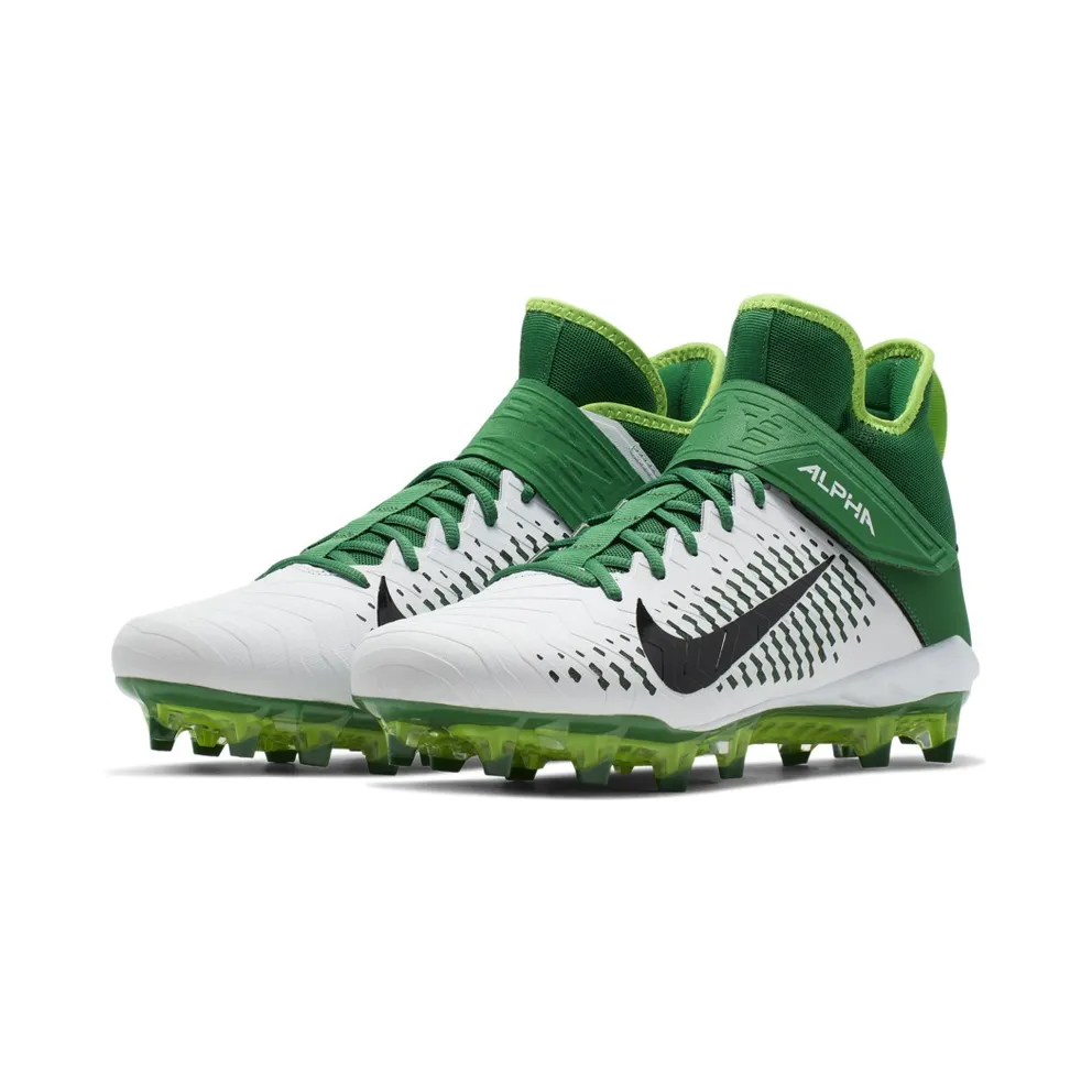 Nike Alpha Menace Pro 2 Mid White Pine Green White/Pine Green/Electric Green (AQ3209-106)