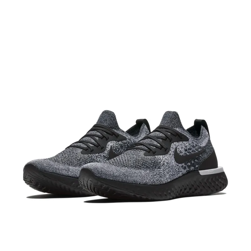 Nike Epic React Flyknit Cookies & Cream Black/Black-White (AQ0067-011)