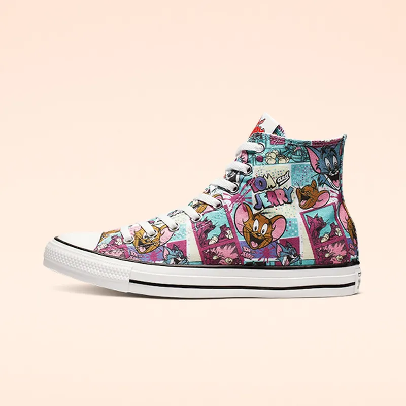 Converse Chuck Taylor All-Star Hi Tom and Jerry Multi White/Multi-Black (165735C)