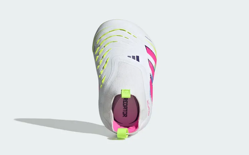 adidas Predator Elite Laceless FG Cloud White Lucid Pink Lucid Lemon (ID3746)