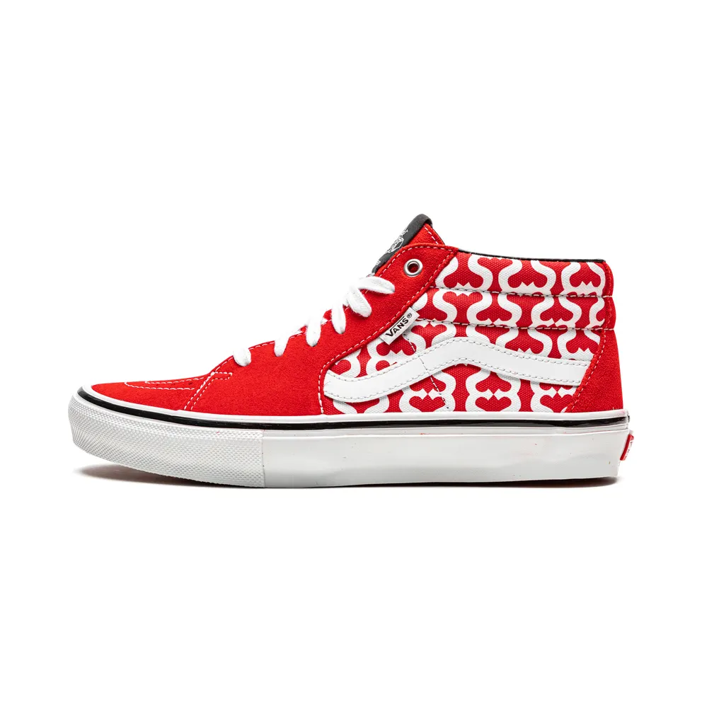 Vans Skate Grosso Mid “Supreme – Monogram S – Red” (VN0A5KS15XS)