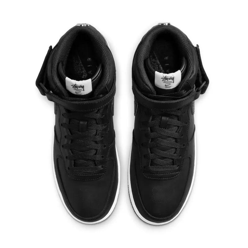 Nike Air Force 1 x Stussy Mid Black – “Grey / Black” (DJ7840-001)