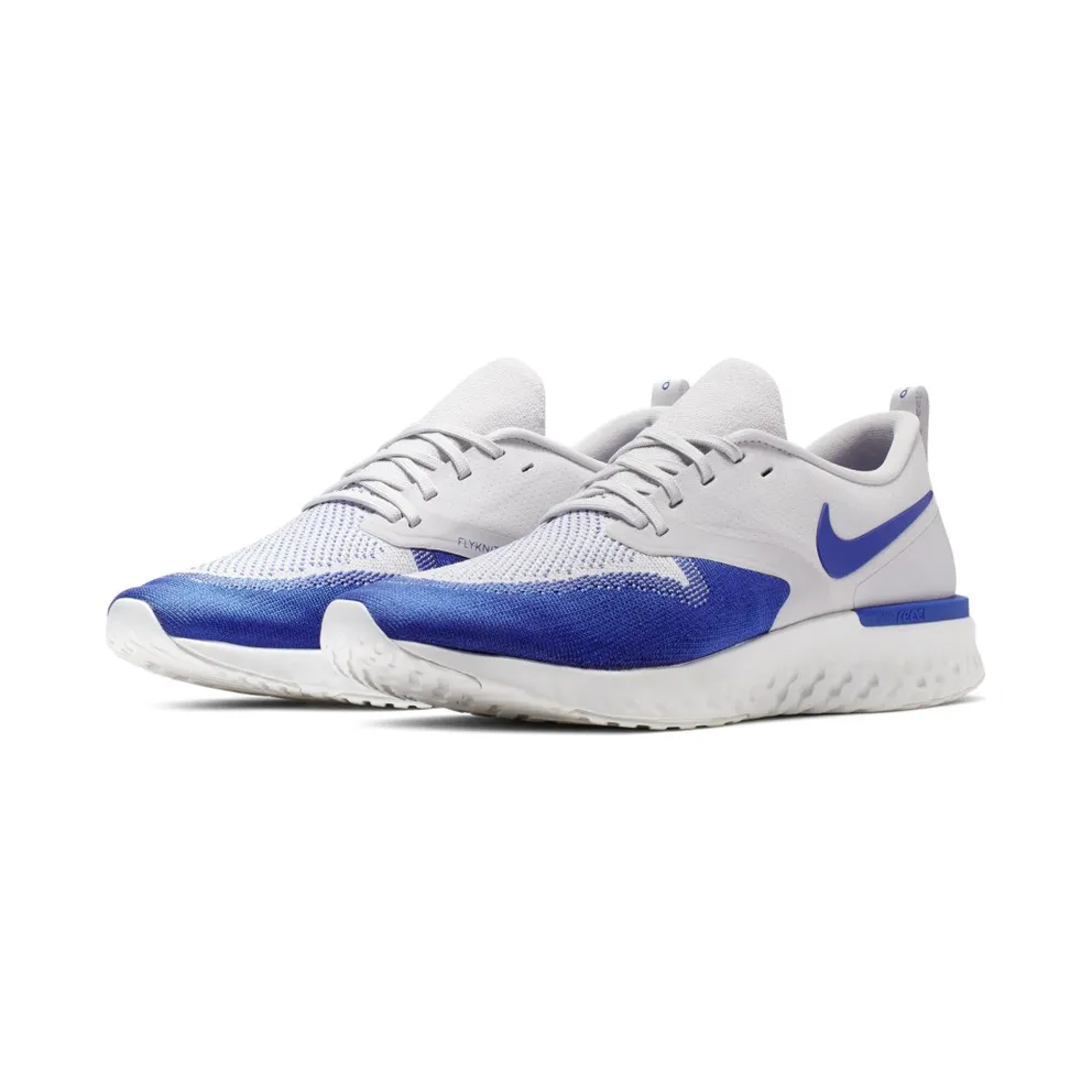 Nike Odyssey React Flyknit 2 Vast Grey Vast Grey Platinum Tint White Game Royal (AH1015-004)