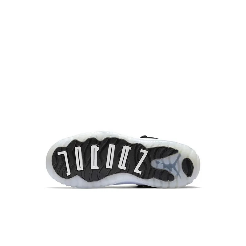 Jordan 11 Retro Low Barons (PS) Black/Metallic Silver-White (505835-010)