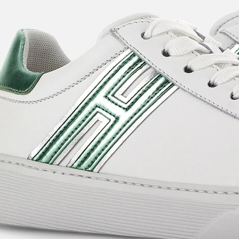 Sneakers Hogan H365 Green White (HXW3650J310RMW0RUO) (5)