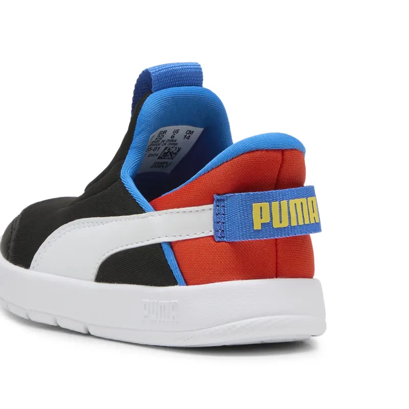 Puma Courtflex v3 SLIPTECH™ “Puma Black / Puma White / Redmazing” (399735_01)