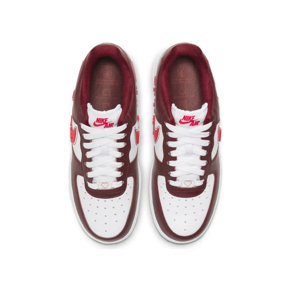 Nike Air Force 1 Low Love for All (W) White/Dark Red-Red (CV8482-600)
