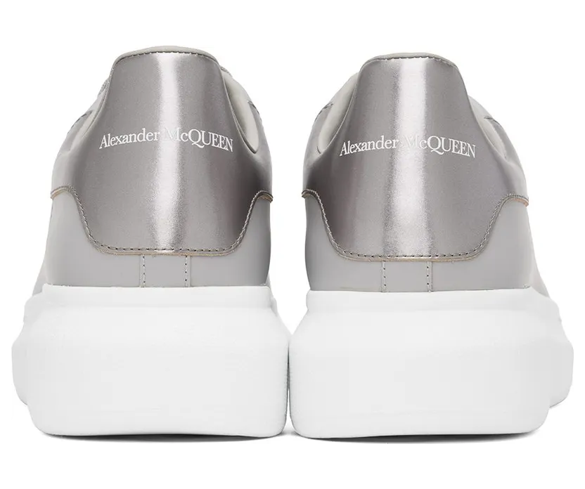 Alexander McQueen Gray Oversized 1821 TRUE GREY/SILVE (553680WICGE) (2)