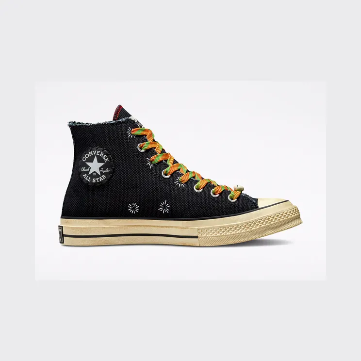 Converse x Barriers Chuck Taylor All Star ’70 Hi Black / Fiery Red / Antique White (A01786C)