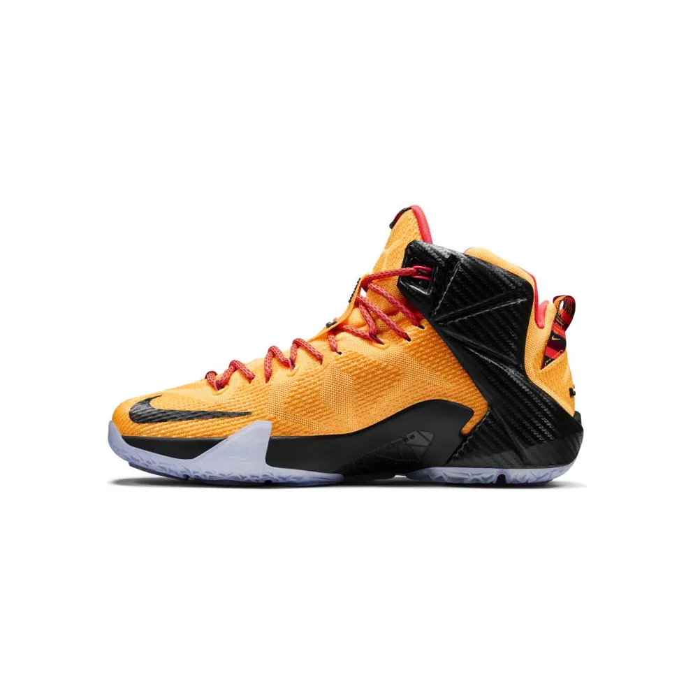 Nike LeBron 12 Witness Laser Orange/Green Glow-Black (684593-830)