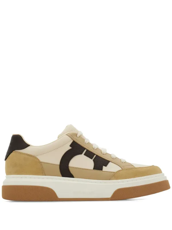 Ferragamo Low-top Gancini – Beige (778891)