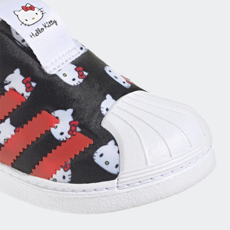 Adidas Hello Kitty Superstar 360 Cloud White / Core Black / Vivid Red (GY9214)