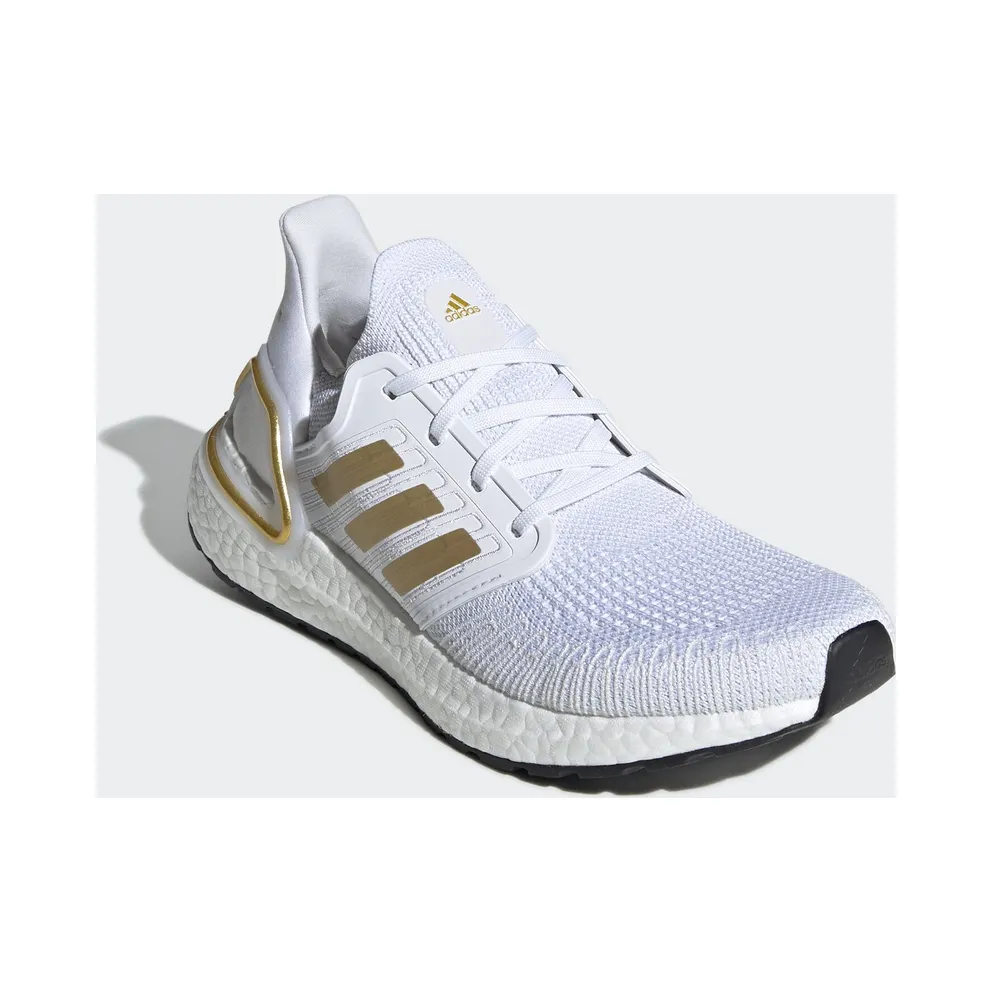 adidas Ultra Boost 20 Cloud White Gold Metallic (W) Cloud White/Gold Metallic/Core Black (EG0727)