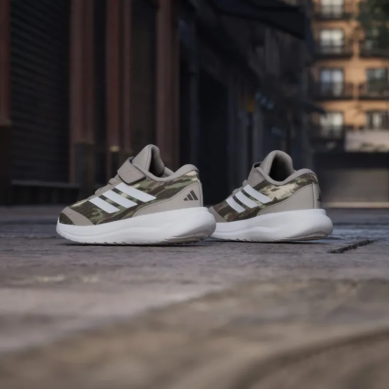 Adidas RUNFALCON 6 Shoes PEUTERS Light Brown / Cloud White / Dark Brown (KI0045)
