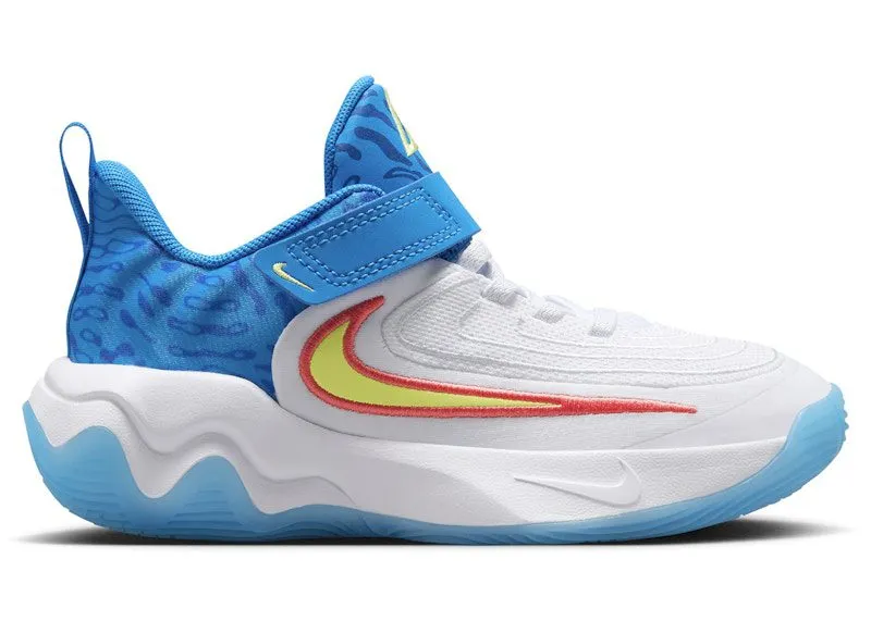 Nike Giannis Immortality 4 SE White Photo Blue Hyper Royal Light Lemon Twist (HF1182-100)