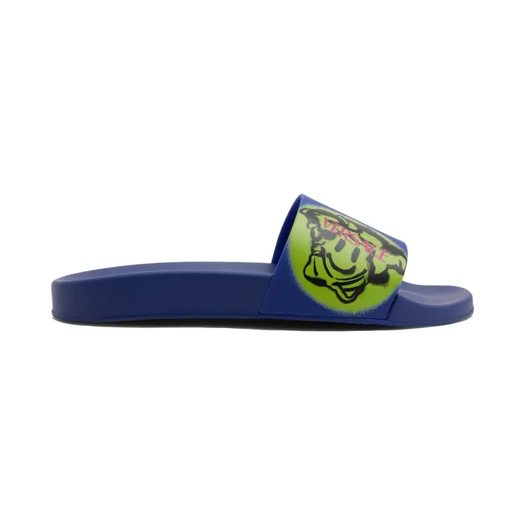 Versace Medusa Smile Slide Blue (DSU6516 1A02005 2U830)