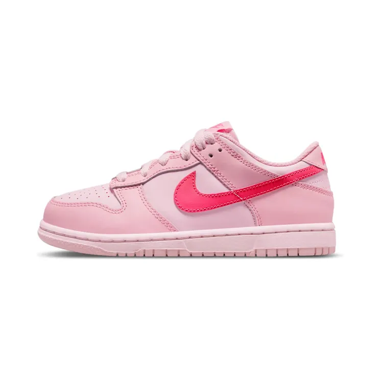 Nike Dunk Low GS Triple “Medium Soft Pink / Hyper Pink / Pink Foam” (DH9756-600)