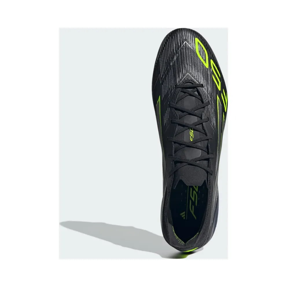 adidas F50 Elite Firm Ground Boots “Core Black / Iron Metallic / Lucid Lemon” (JH7616)