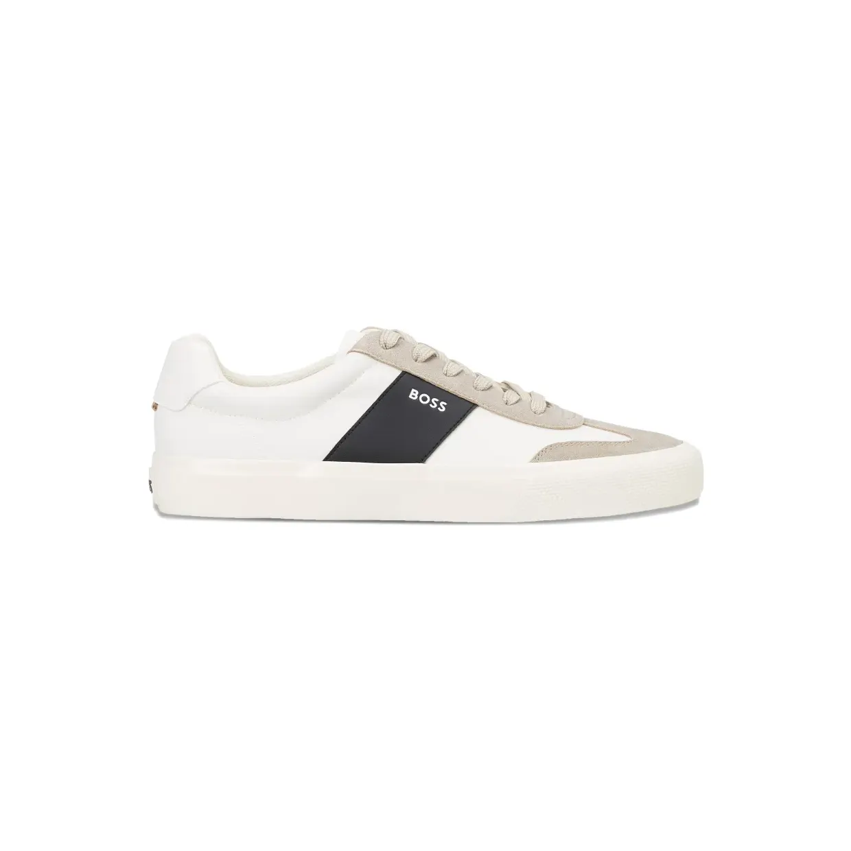 Hugo Boss Boss Low-top met suède afwerking “White” (50563847)