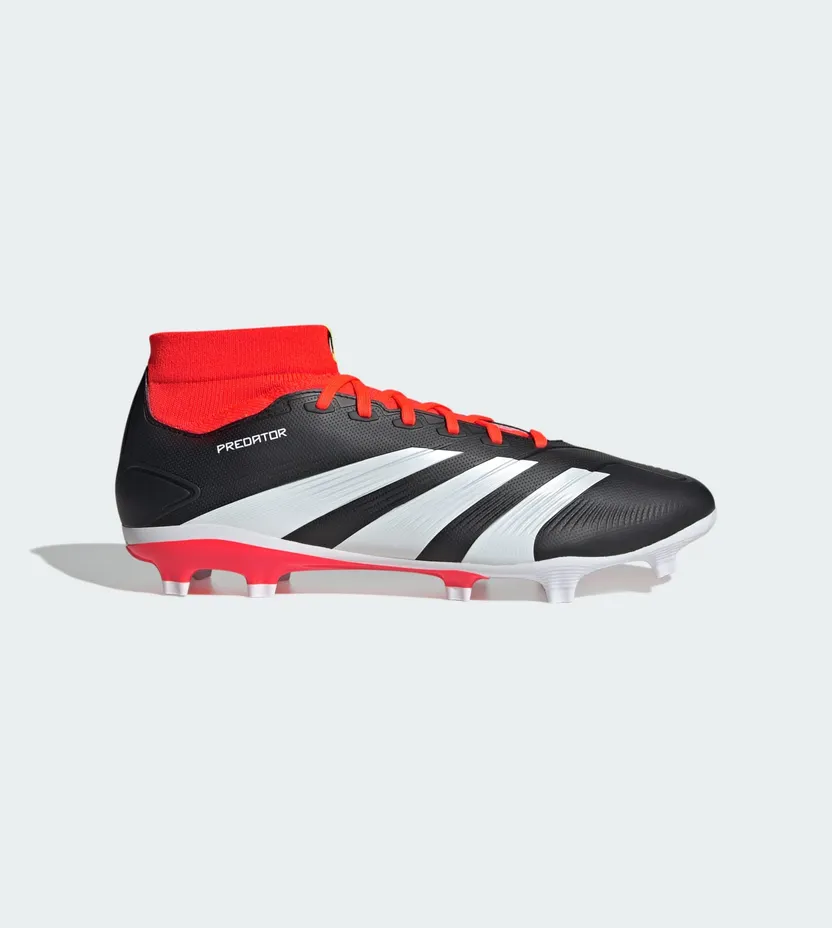 adidas Predator 24 League FG Core Black Cloud White Solar Red (IG7772)