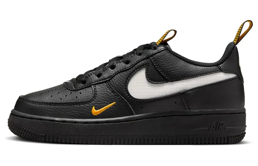 Nike Air Force 1 LV8 GS Mini Swoosh Black (HF0095-001)