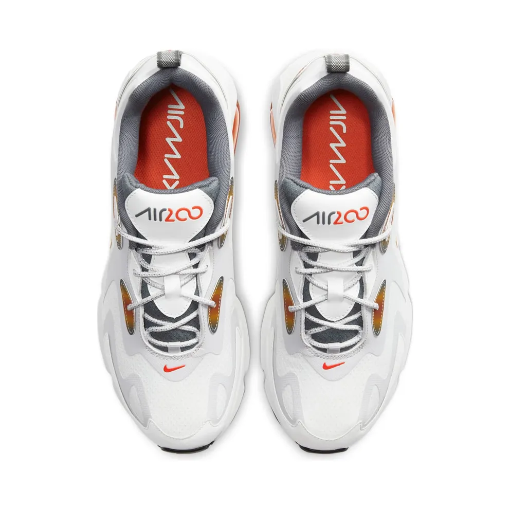Nike Air Max 200 SE Summit White Summit White/Magma Orange/Smoke Grey (AT8507-100)