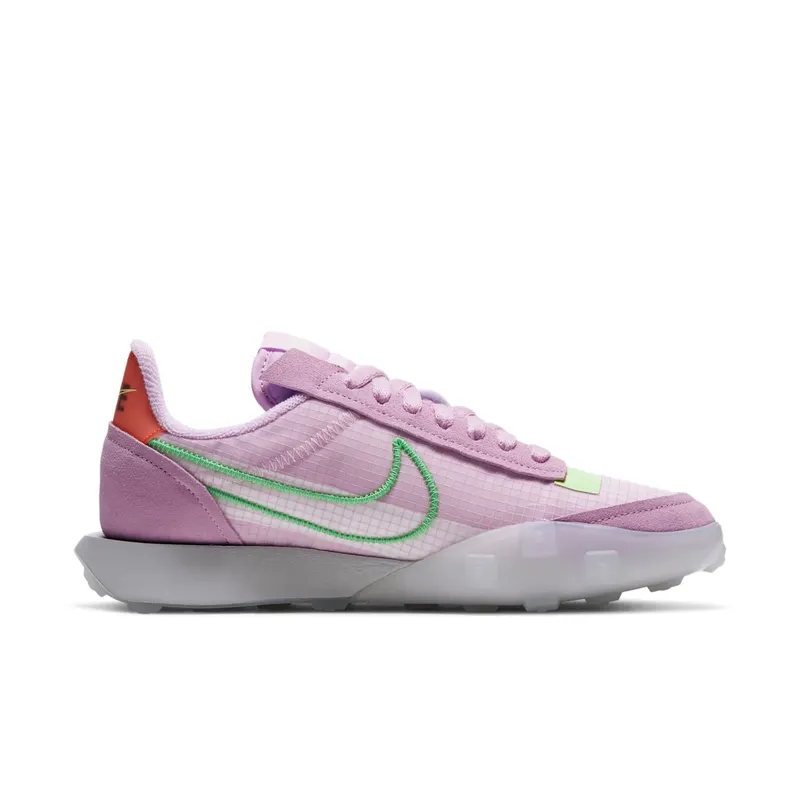 Nike Waffle Racer 2X Light Arctic Pink (W) Light Arctic Pink/Grey Fog/Barely Volt (CK6647-601)