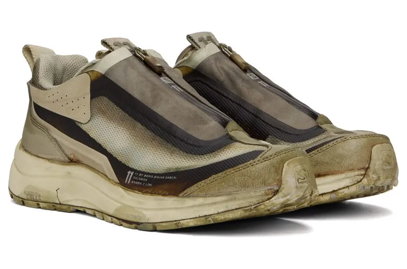 11 by Boris Bidjan Saberi Green Salomon Edition Bamba2 Low WEHR GRÜN (252 11xS) (4)