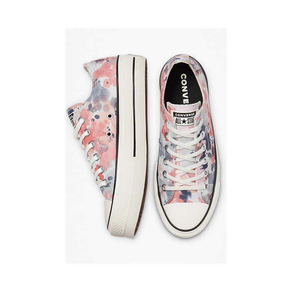 Converse Festival Platform Chuck Taylor All Star Low Top Egret/terracotta Pink/black (570970C)